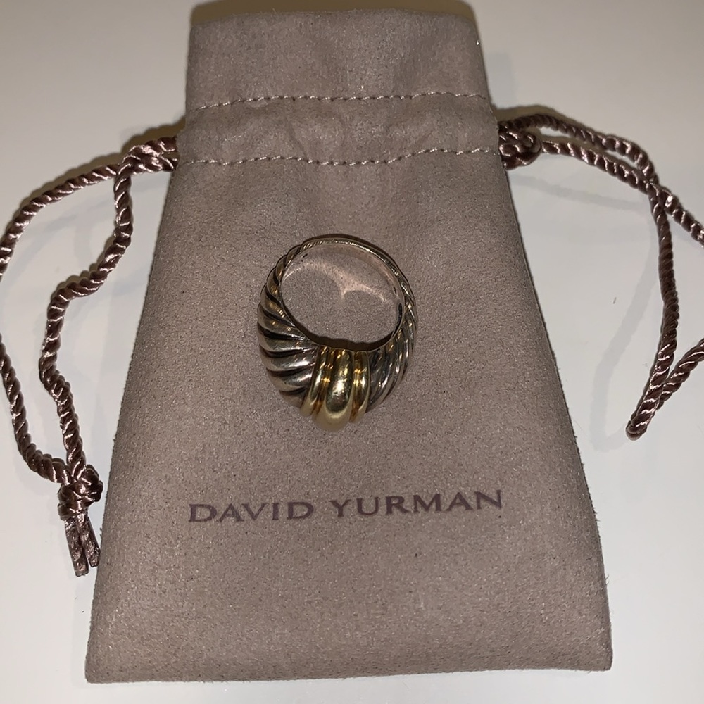 David Yurman gold / silver Ring Great Valentines Gift!! - Picture 5 of 12
